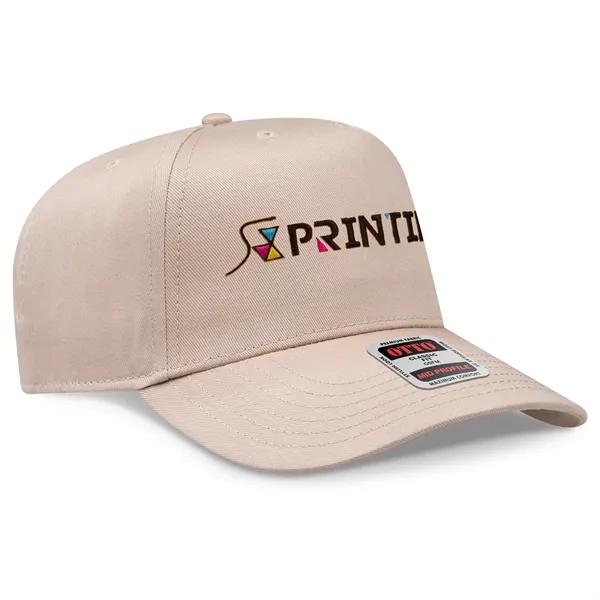 5 Panel Mid Profile Baseball Cap