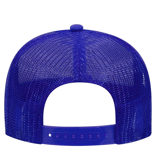 Custom 5 Panel Mid Profile Mesh Back Trucker Hat
