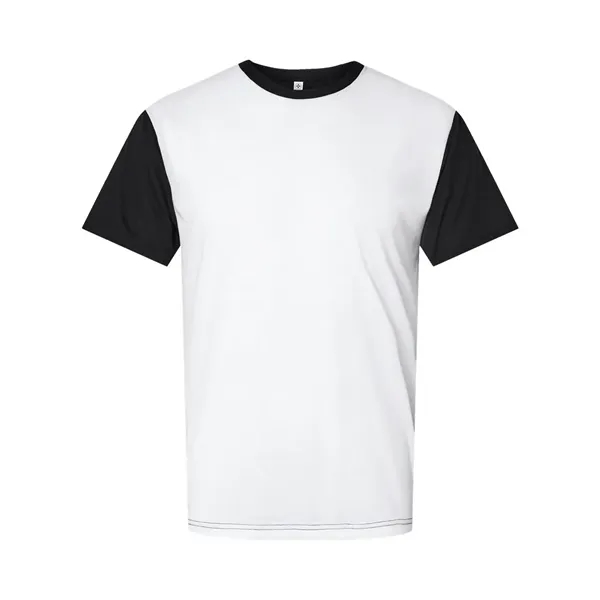 SubliVie Men's Blackout Polyester Sublimation Tee