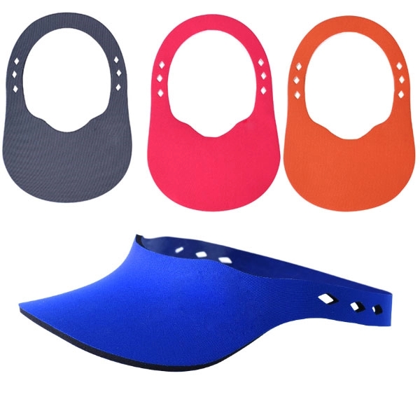 Neoprene Sun Visor Hat Cap - Neoprene Sun Visor Hat Cap - Image 1 of 2