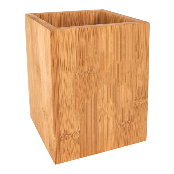 4 1/4" x 6" Bamboo Utensil Holder - 4 1/4" x 6" Bamboo Utensil Holder - Image 1 of 1
