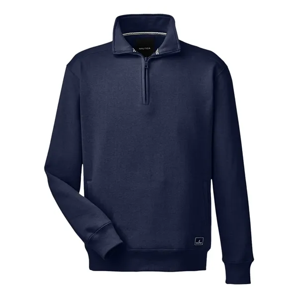 Nautica Men's Anchor Fleece Quarter-Zip Pullover