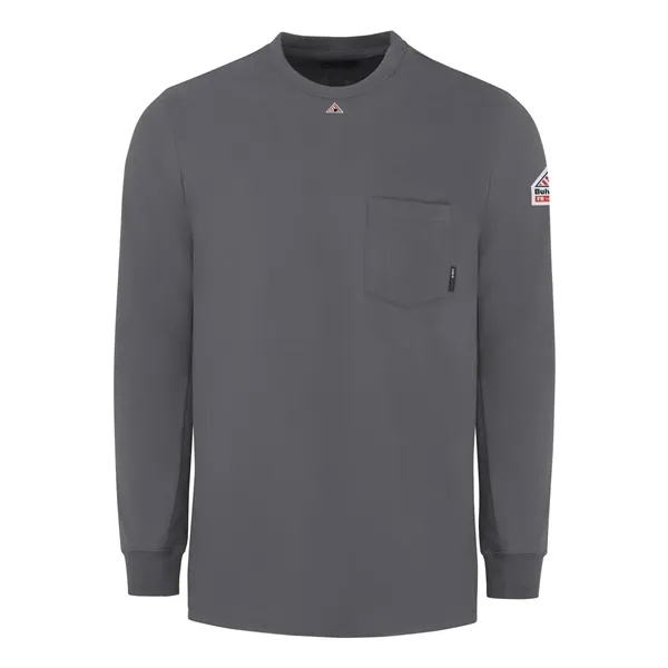 Custom Bulwark Men's Tall Knit Long Sleeve T-Shirt