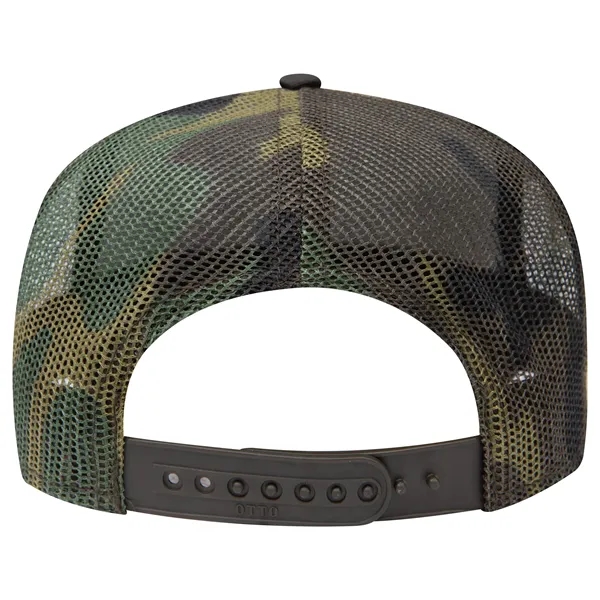Camouflage Cotton Twill 5 Panel Low Crown Mesh Back Hat