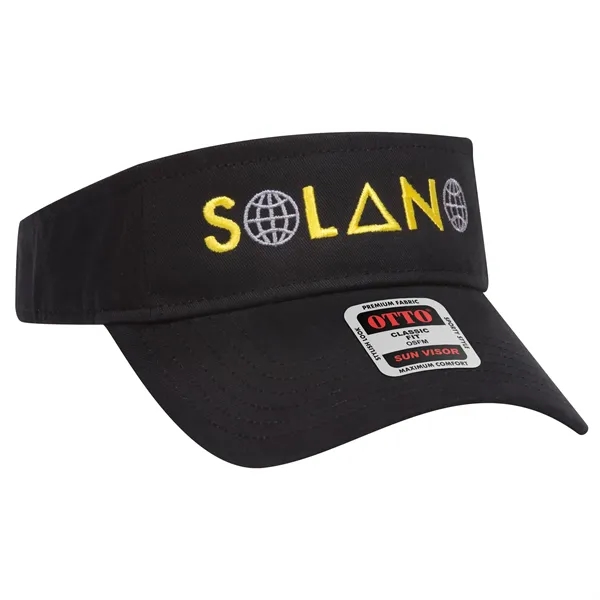 Ultra Fine Brushed Superior Cotton Twill Sun Visor