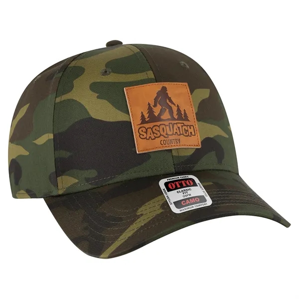 Camouflage Cotton Blend Twill 6 Panel Baseball Cap