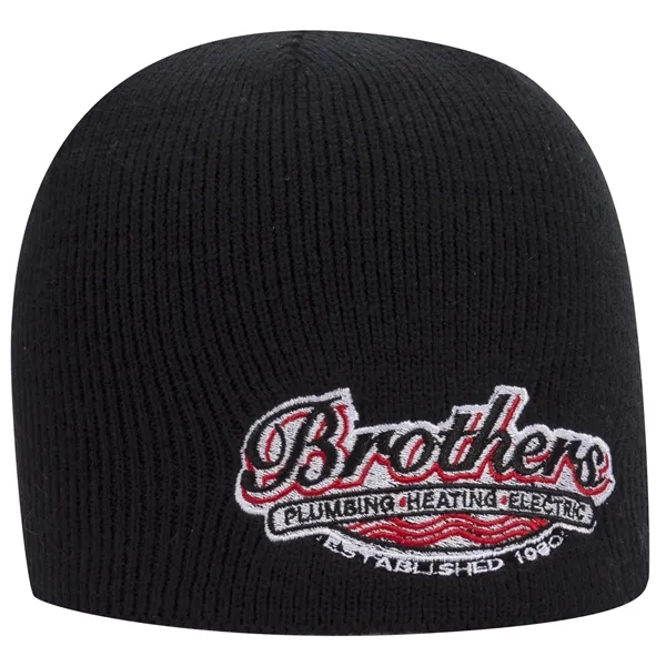 Acrylic Knit 8 1/2" Beanie