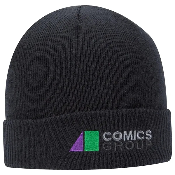 Ribbed Cuff Knit Beanie