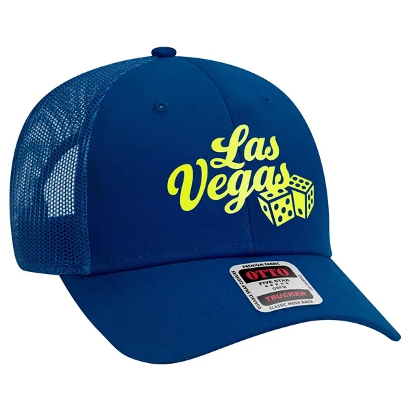 Cotton Canvas Mesh Back Low Profile Baseball Cap