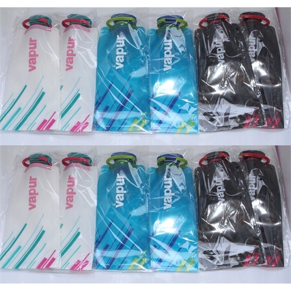 22 Oz. BPA-Free Foldable and Reusable Water Bottle ( 700ML ) - 22 Oz. BPA-Free Foldable and Reusable Water Bottle ( 700ML ) - Image 10 of 10