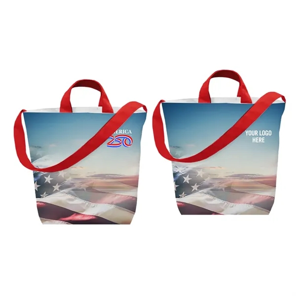 America250™ Sublime Series rPET Satchel Tote Bag