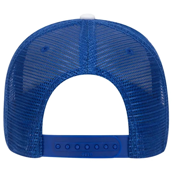 Brushed Bull Denim Sandwich Visor 6 Panel Mesh Back Hat
