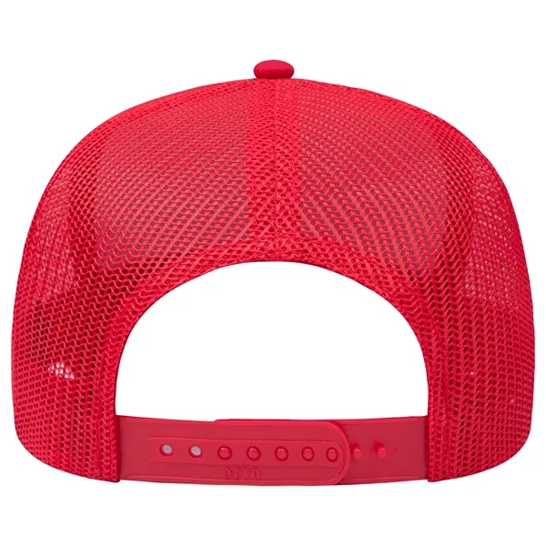 Custom Cotton Twill 5 Panel Low Profile Mesh Back Trucker Hat