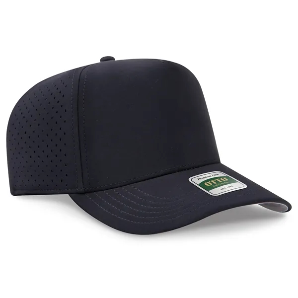 Club Collection 5 Panel Mid Profile Perforated Cap