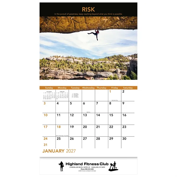 Motivations Wall Calendar: 2027 Stapled