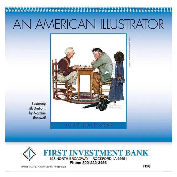 An American Illustrator Wall Calendar: 2027 Spiral Bound