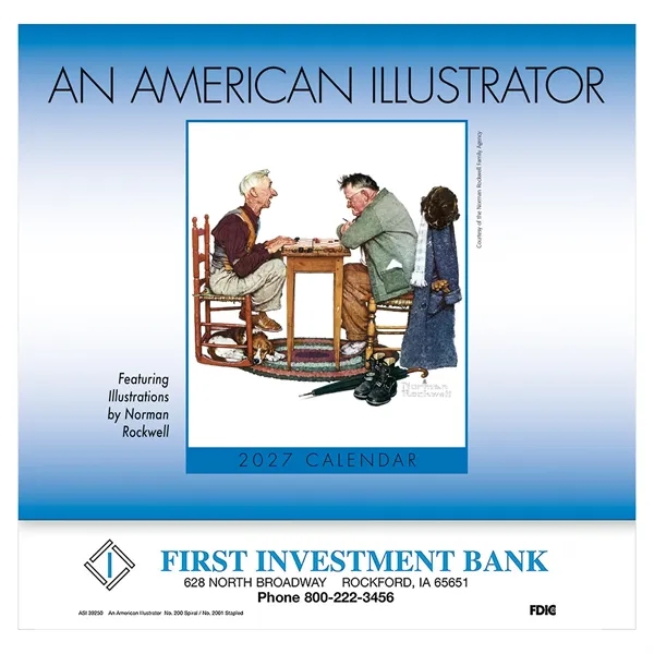 An American Illustrator Wall Calendar: 2027 Stapled
