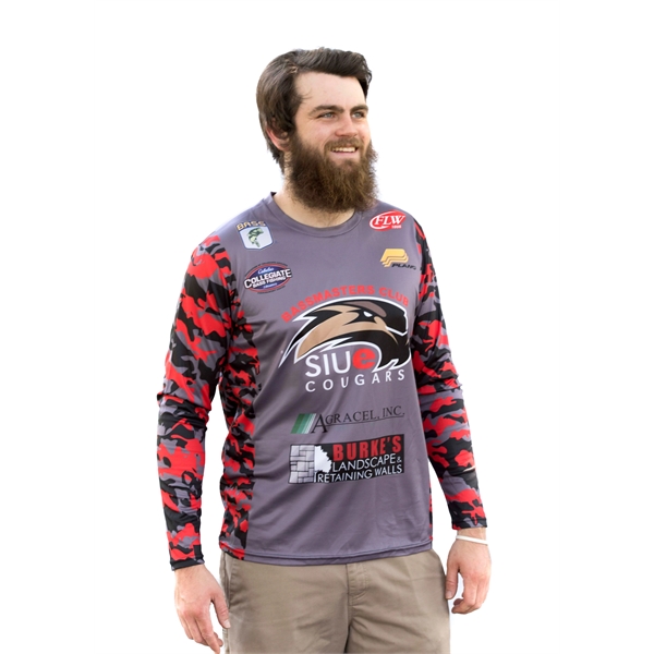 Performance DyeSub Long Sleeve Athletic Shirt - Performance DyeSub Long Sleeve Athletic Shirt - Image 2 of 5