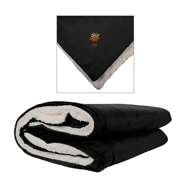 Custom Stonebridge Micro Mink Sherpa Blanket