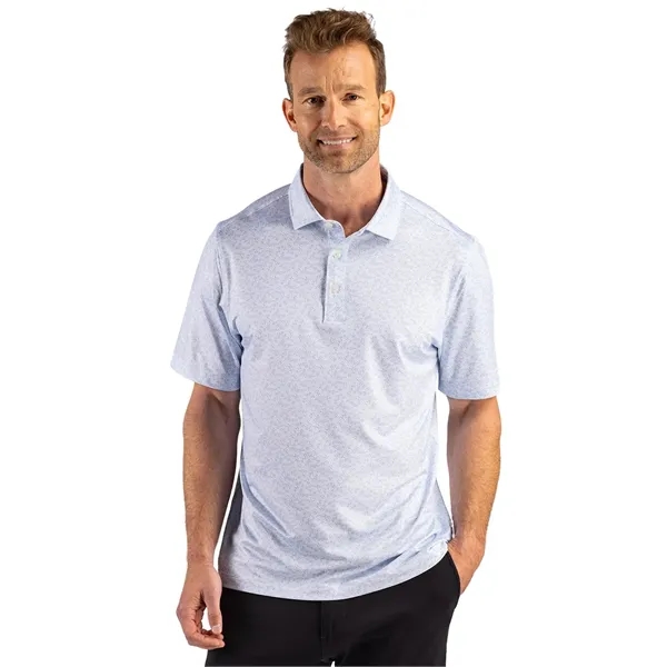 Cutter & Buck Pike Recycled Fern Print Mens Polo