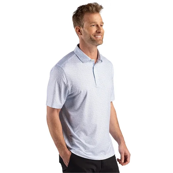 Cutter & Buck Pike Recycled Fern Print Mens Polo