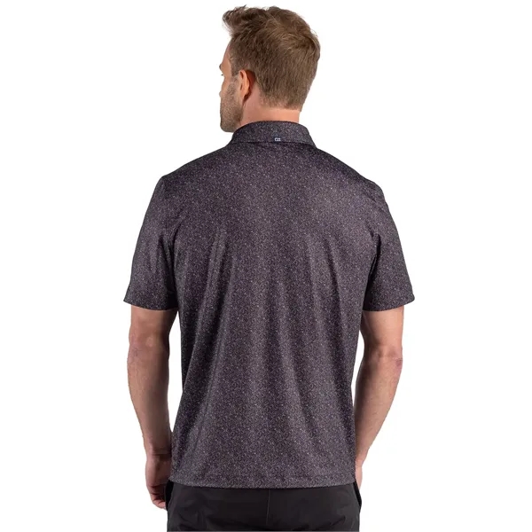 Cutter & Buck Pike Recycled Fern Print Mens Polo