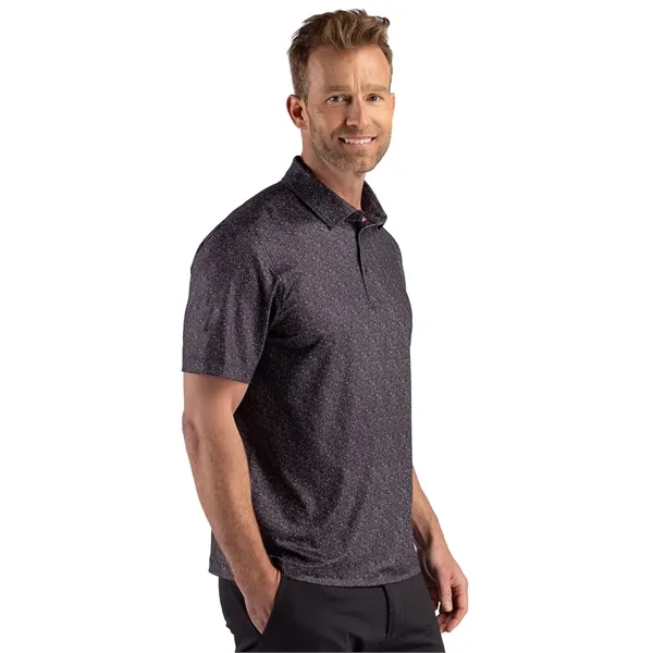 Cutter & Buck Pike Recycled Fern Print Mens Polo