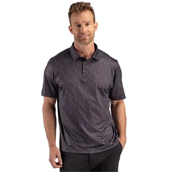 Cutter & Buck Pike Recycled Fern Print Mens Big & Tall Po...