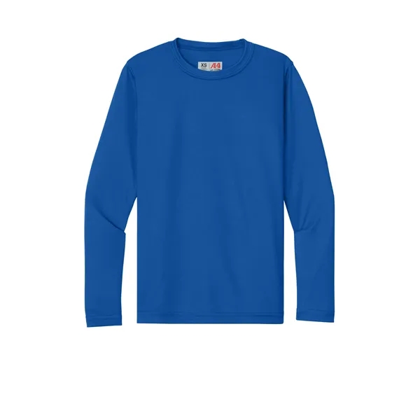 A4 Youth Cooling Performance Long Sleeve Tee
