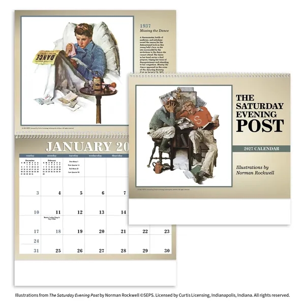 Triumph® Calendars The Saturday Evening Post Illustration...