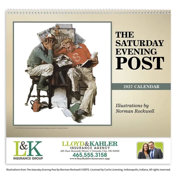 Triumph® Calendars The Saturday Evening Post Illustration...