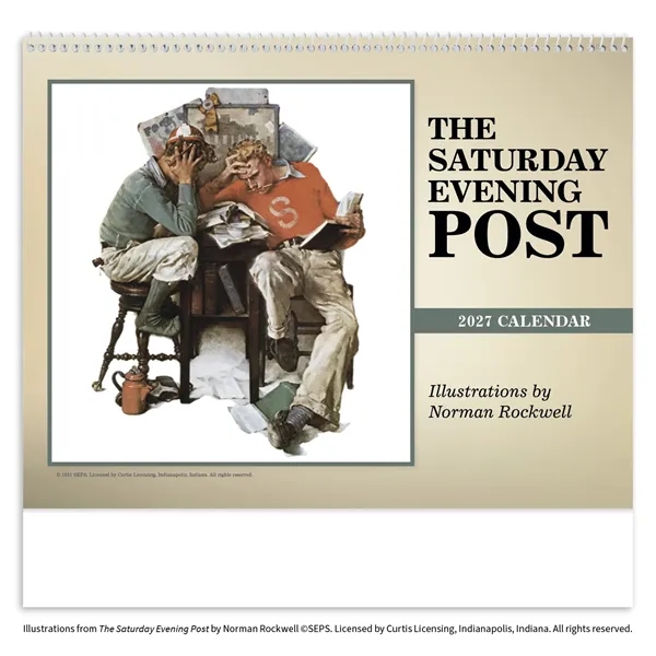 Triumph® Calendars The Saturday Evening Post Illustration...