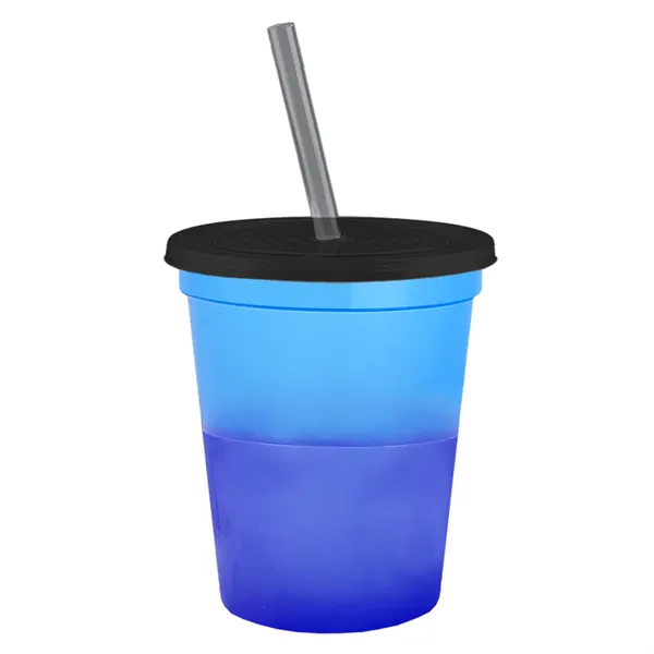 Garyline® Cups-on-the-Go Color-Changing Sport Sipper - 16...