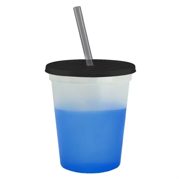 Garyline® Cups-on-the-Go Color-Changing Sport Sipper - 16...