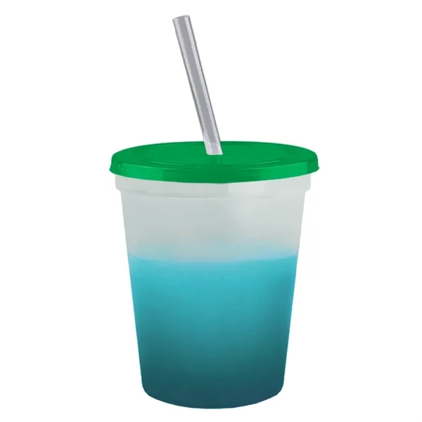 Garyline® Cups-on-the-Go Color-Changing Sport Sipper - 16...