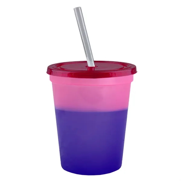 Garyline® Cups-on-the-Go Color-Changing Sport Sipper - 16...