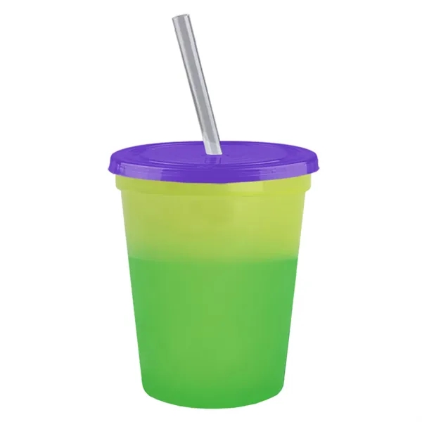 Garyline® Cups-on-the-Go Color-Changing Sport Sipper - 16...