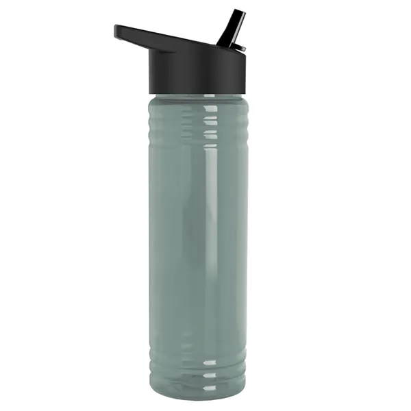 Garyline® Slim Fit RPET Bottle with Flip-Straw Lid - 24 oz.