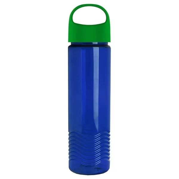Garyline® Wave Tritan® Bottle with Oval Crest Lid - 24 oz.