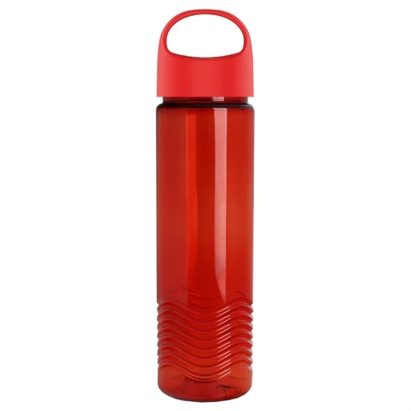Garyline® Wave Tritan® Bottle with Oval Crest Lid - 24 oz.
