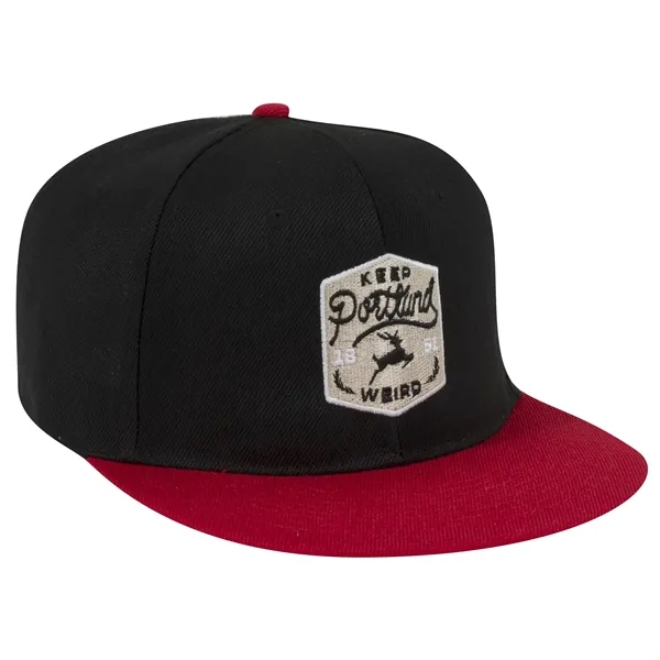 Alternative Wool Twill Round Visor 6 Panel Hat