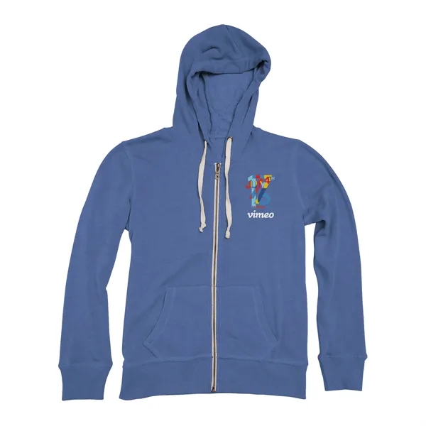 America250 Ladies' Super Soft Whisper Fleece Full Zip Hoodie