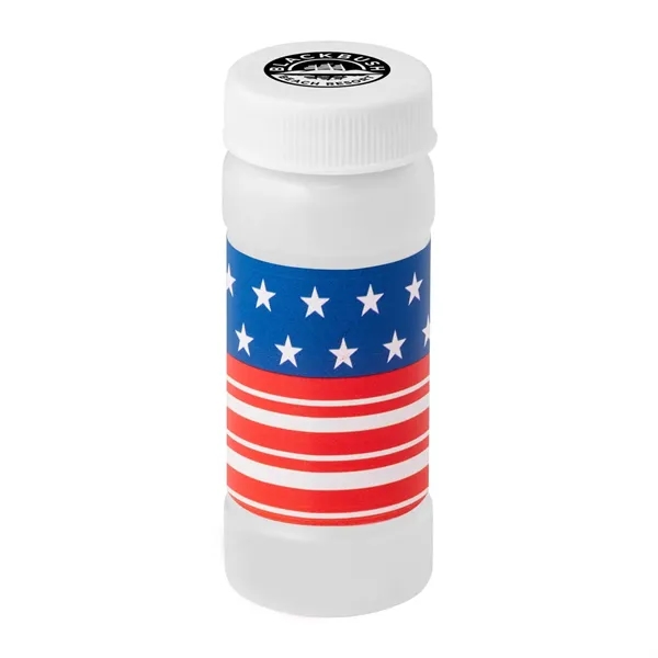 2 oz. Patriotic Bubbles with cap imprint