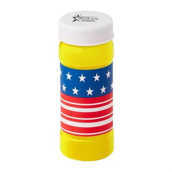 2 oz. Patriotic Bubbles with cap imprint