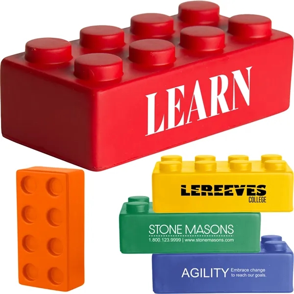 Building Block Shaped Stress Reliever