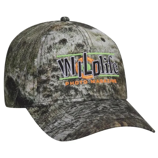 Mossy Oak® Camouflage Polyester Twill 6 Panel Baseball Cap