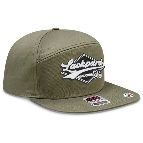 Snap 7 Panel Mid Profile Snapback Hat