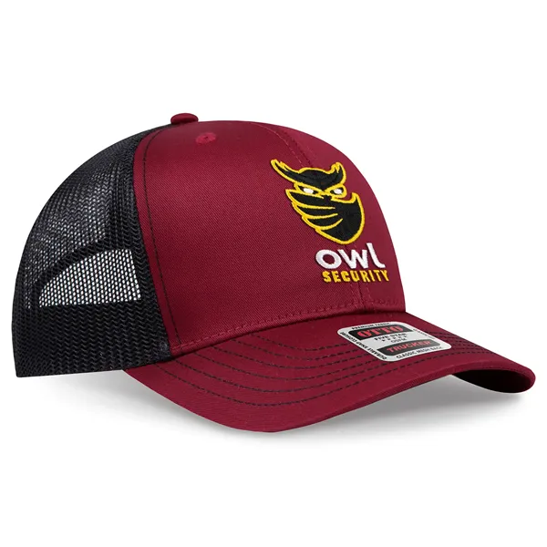 6 Panel Mid Profile Mesh Back Trucker Hat