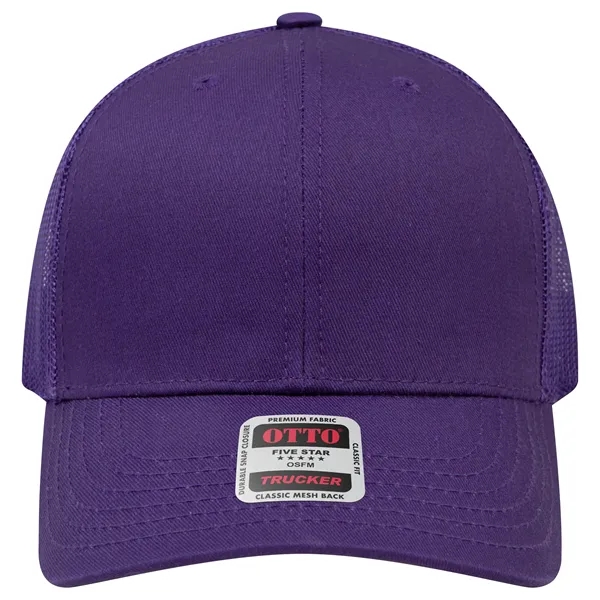 Custom 6 Panel Mid Profile Mesh Back Trucker Hat