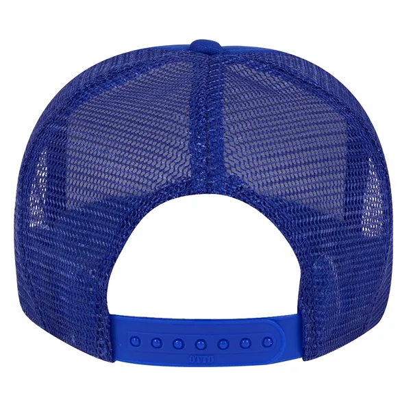 5 Panel High Crown Mesh Back Trucker Hat - Young Adult
